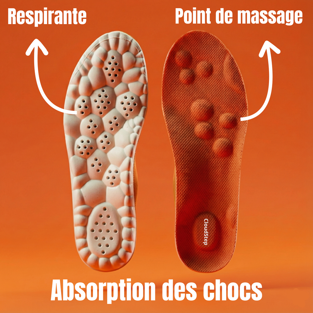 Semelles 4D massantes